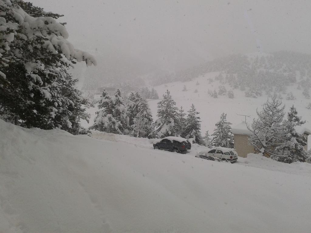 Apartment Face Aux Pistes Greolieres les Neiges Exterior foto