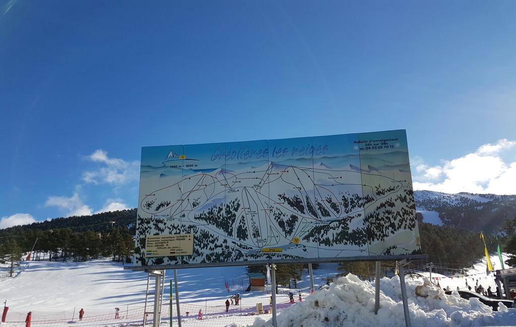Apartment Face Aux Pistes Greolieres les Neiges Exterior foto